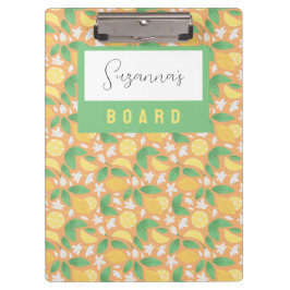 Muster-Kollektion für Obstkörbe - Lemon Klemmbrett