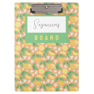Muster-Kollektion für Obstkörbe - Lemon Klemmbrett