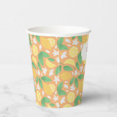 Muster-Kollektion für Obstkörbe - Lemon Pappbecher (Rechts)