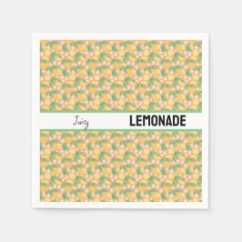 Muster-Kollektion für Obstkörbe - Lemon Serviette