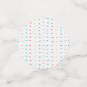 Muster Konfetti (Klein Vorderseite)