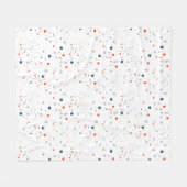 Muster Konfetti Textur Fleecedecke (Vorderseite (Horizontal))