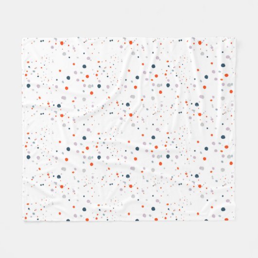 Muster Konfetti Textur Fleecedecke (Vorderseite (Horizontal))