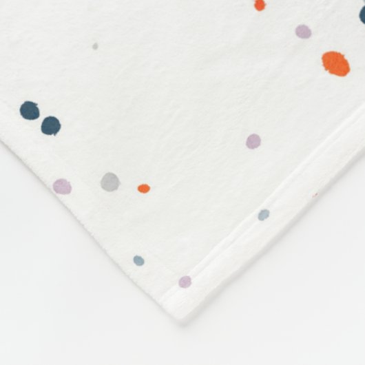 Muster Konfetti Textur Fleecedecke (Ecke)