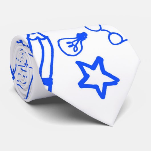 Muster Krawatte (Gerollt)