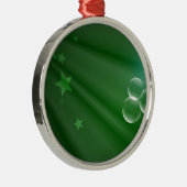 Muster-Kunst-FriedensLiebe-Schicksal Irlands Silbernes Ornament (Rechts)