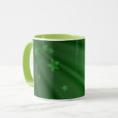 Muster-Kunst-FriedensLiebe-Schicksal Irlands Tasse (Vorderseite Links)
