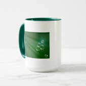 Muster-Kunst-FriedensLiebe-Schicksal Irlands Tasse (Vorderseite Links)