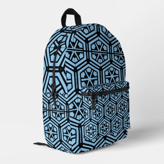 Muster Kunstdesign Bedruckter Rucksack (Rückseitige Ecke links)