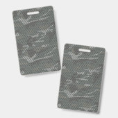 Muster Kunstwerk Schwarz Weiß Design Geometrische  Ausweis (Vorder- & Rückseite)