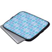 Muster Laptopschutzhülle (Vorne Knopf)