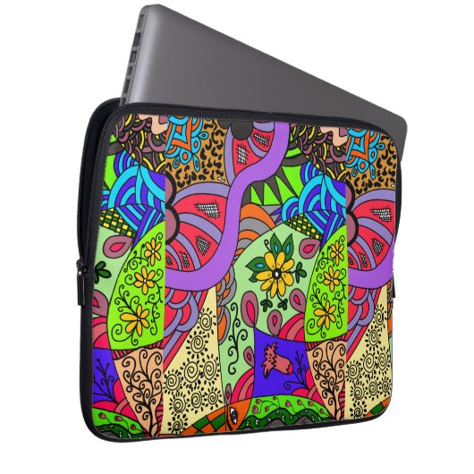 Muster Laptopschutzhülle (Vorne Rechts)