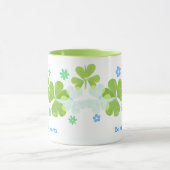 Muster Leaf Clover Coffee Tasse (Zentrum)