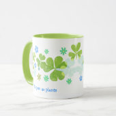 Muster Leaf Clover Coffee Tasse (Vorderseite Links)