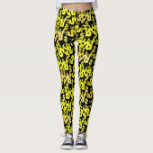 Muster-Leggings für phantastisches Geld in Dollar Leggings (Vorderseite)