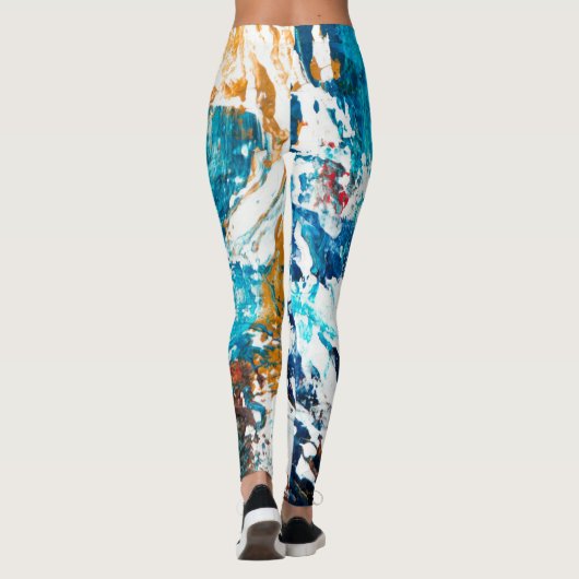 Muster-Leggings Leggings (Rückseite)