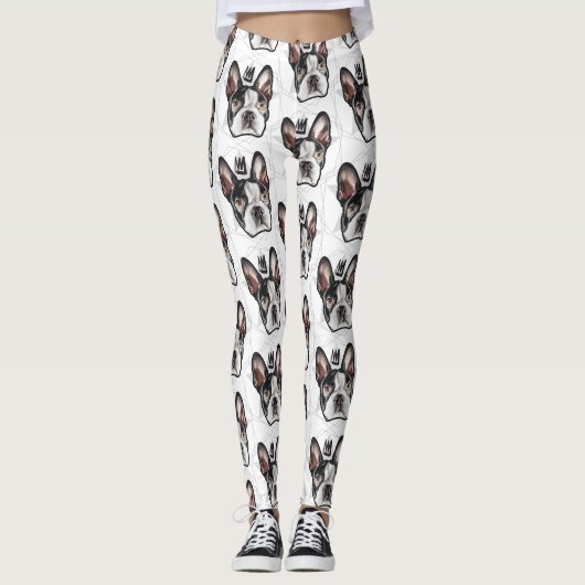 Muster-Leggings u. Strumpfhosen: König Boston Leggings (Vorderseite)