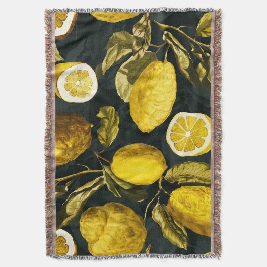 Muster Lemon und Leaf V Decke (Vorderseite Vertikal)