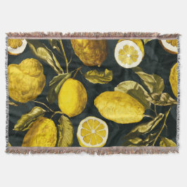 Muster Lemon und Leaf V Decke