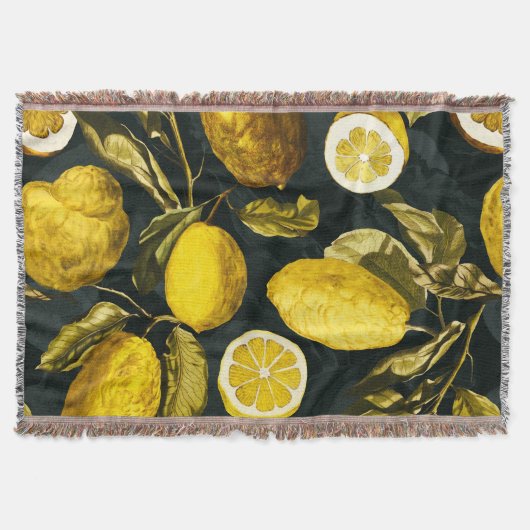 Muster Lemon und Leaf V Decke (Vorderseite)