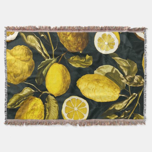 Muster Lemon und Leaf V Decke (Vorderseite)