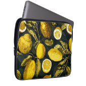 Muster Lemon und Leaf V Laptopschutzhülle (Vorne Rechts)