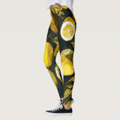 Muster Lemon und Leaf V Leggings (Links)