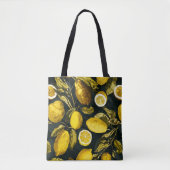 Muster Lemon und Leaf V Tasche (Vorderseite)