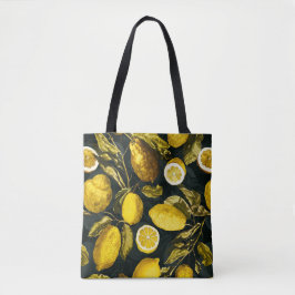 Muster Lemon und Leaf V Tasche
