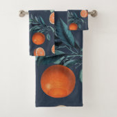 Muster Lemon und Leaf VI Badhandtuch Set (Insitu)