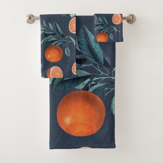 Muster Lemon und Leaf VI Badhandtuch Set (Insitu)