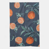 Muster Lemon und Leaf VI Geschirrtuch (Vertikal)