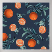 Muster Lemon und Leaf VI Poster (Vorne)