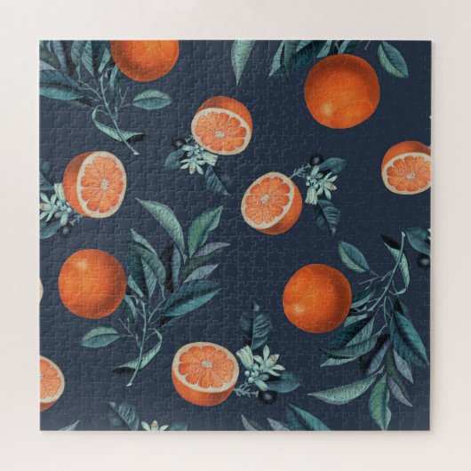 Muster Lemon und Leaf VI Puzzle (Horizontal)