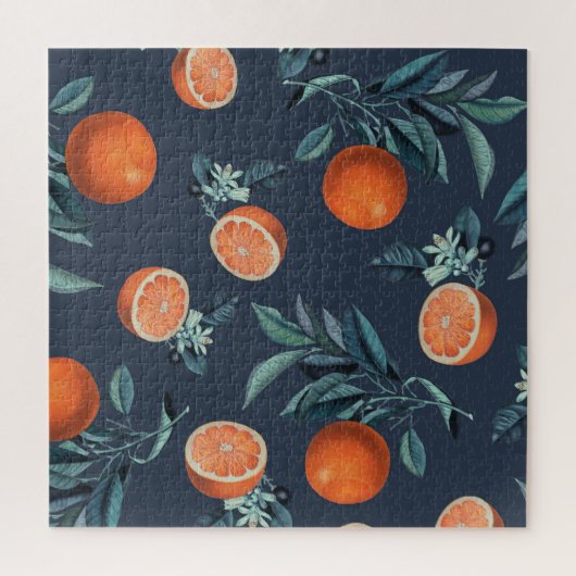 Muster Lemon und Leaf VI Puzzle (Vertikal)