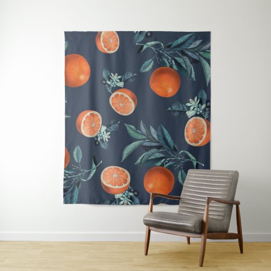 Muster Lemon und Leaf VI Wandteppich (Beispiel)