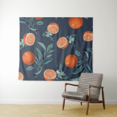 Muster Lemon und Leaf VI Wandteppich (Beispiel (Horizontal))