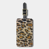 Muster — Leopard Gepäckanhänger (Vorderseite vertikal)
