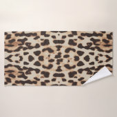 Muster Leopard-Hintergrund Badehandtuch (Badehandtuch)