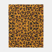 Muster Leopard-Hintergrund Fleecedecke (Vorderseite)