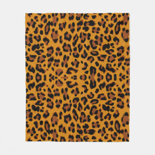 Muster Leopard-Hintergrund Fleecedecke