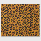 Muster Leopard-Hintergrund Geschenkpapier (Flach)