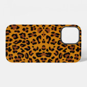 Muster Leopard-Hintergrund iPhone Hülle (Rückseite (Horizontal))
