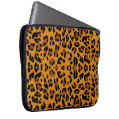 Muster Leopard-Hintergrund Laptopschutzhülle (Vorne Rechts)
