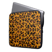 Muster Leopard-Hintergrund Laptopschutzhülle (Vorderseite Links)