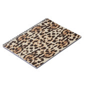 Muster Leopard-Hintergrund Notizblock (Linke Seite)