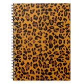 Muster Leopard-Hintergrund Notizblock (Vorderseite)
