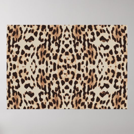 Muster Leopard-Hintergrund Poster (Vorne)