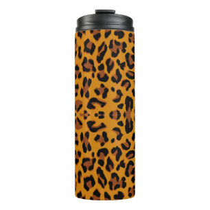 Muster Leopard-Hintergrund Thermosbecher