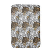 Muster Leopard & Peonies Badematte (Vorderseite Vertikal)